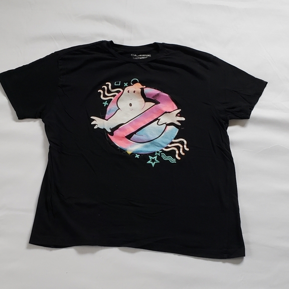 Ghostbusters Neon Logo Tee Men's Large Lootcrate - Picture 1 of 5